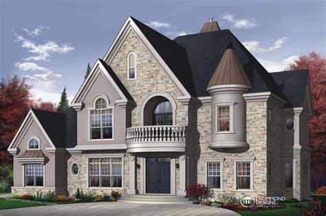 Traditional European House Plans Home Design Dd 3842 8192