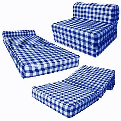 Sometimes, we have unexpected guests that come over and we lose sleeping beds and space. Twin 6x32x70 Flip Chair Folding Foam Beds, Foldable Sofa ...