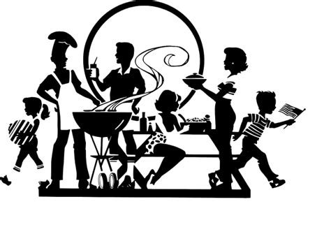 Grilling clipart family reunion picnic, Grilling family reunion picnic Transparent FREE for ...