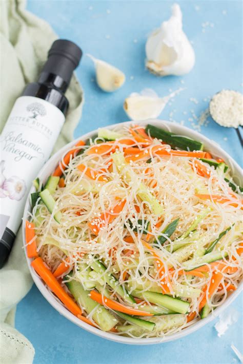 I celebrated eating those on a sunday with my best chopsticks and when i really. Asian Cucumber Carrot Noodles - Sutter Buttes Olive Oil ...