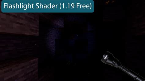 Minecraft Flashlight Shader 119 Showcase Youtube