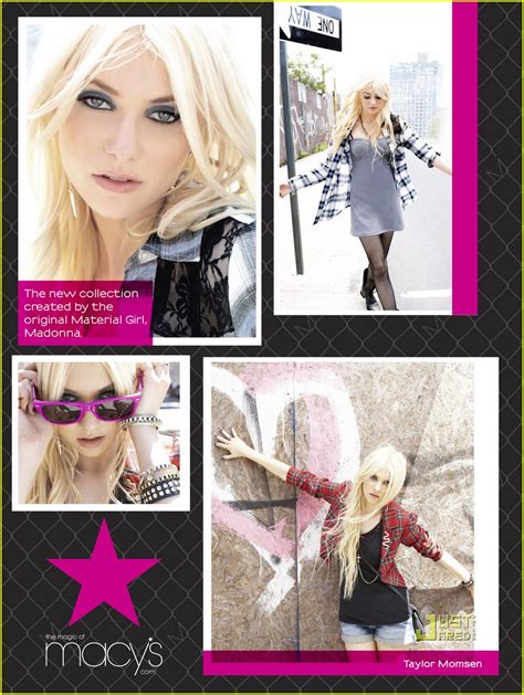 The Fashioner Madonna And Taylor Momsen New Ads Of Material Girl