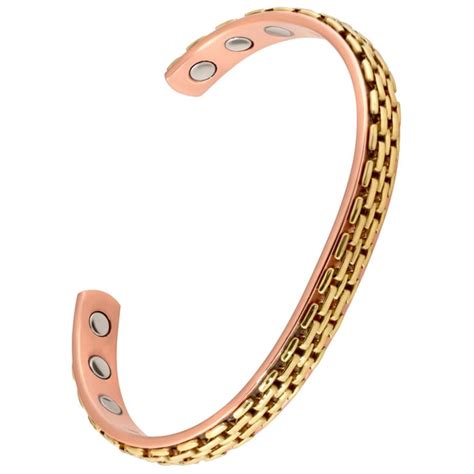 Magnet Jewelry Store High Power Copper Magnetic Bracelet Brass Weave