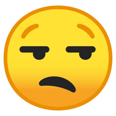 Eye roll emoji in png free download ios emojis. Unamused face Icon | Noto Emoji Smileys Iconset | Google