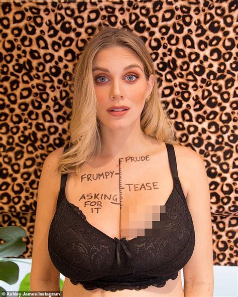Ashley James Posts Defiant Lingerie Snap And Says It Took Her Years To