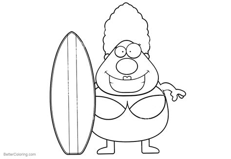 The kids can enjoy surfboard coloring page, math worksheets, alphabet worksheets, coloring worksheets and drawing worksheets. Surfboard Coloring Pages Lineart - Free Printable Coloring ...