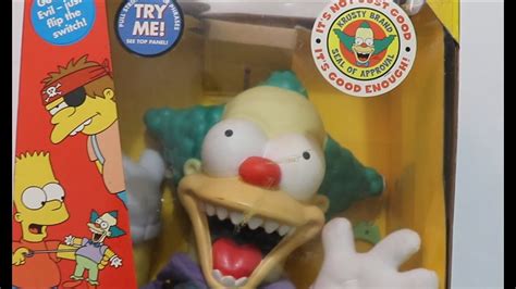 Playmates Simpsons Treehouse Of Horror Talking Krusty The Clown Doll