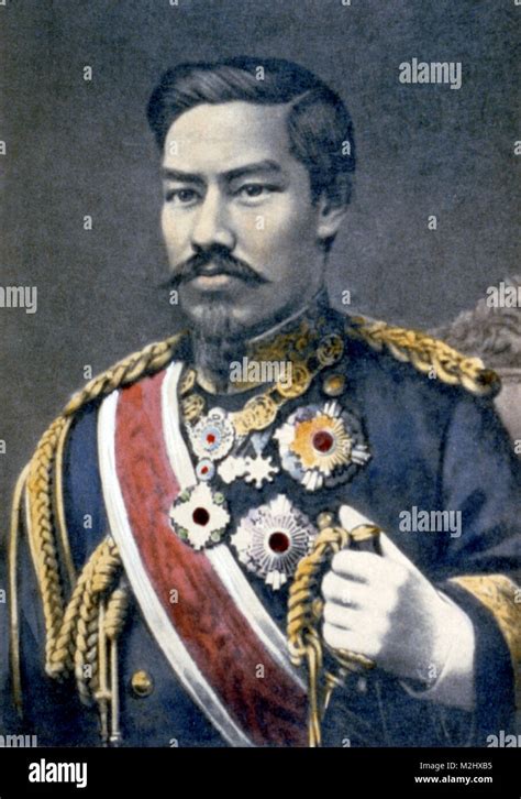 Meiji The Great Emperor Of Japan Stock Photo Alamy