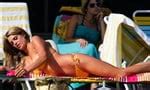 Ashley Greene Caught Sunbathing Topless