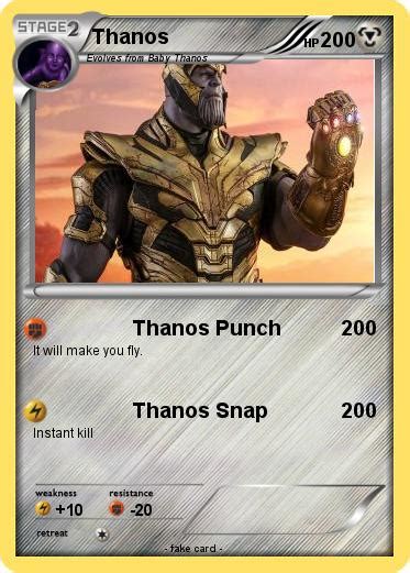 Share the best gifs now >>> Pokémon Thanos 838 838 - Thanos Punch - My Pokemon Card