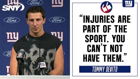 Giants Qb Tommy Devito Reflects On Stepping In For Injured Daniel Jones Sny Youtube