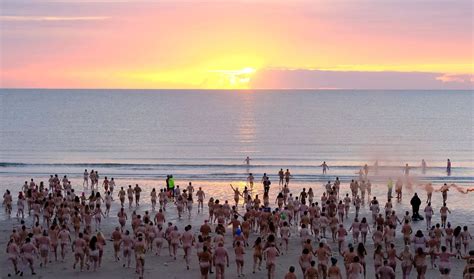 1200 Naked Strangers Embrace The Pure Joy And Freedom Of The North East Skinny Dip In