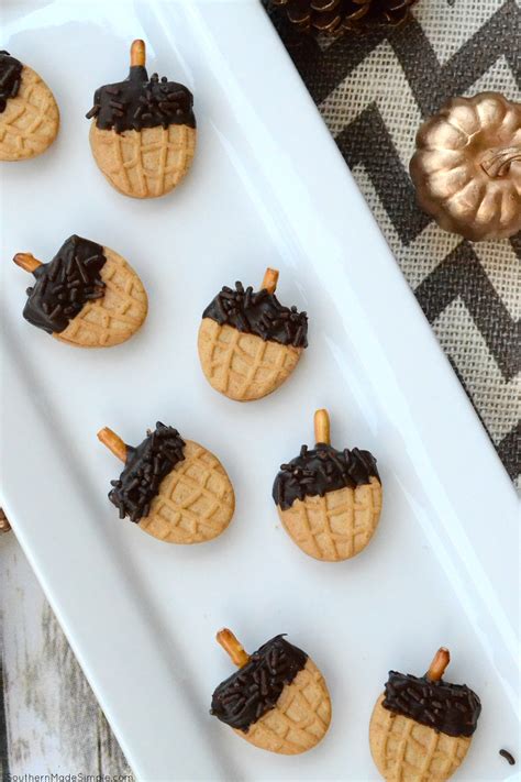 Easy Fall Acorn Cookies Southern Made Simple