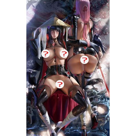 Impresión en lienzo de anime Ninja Nude Sakura Hinata póster artístico
