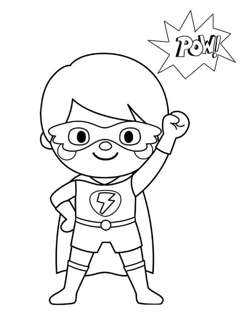 Free Printable Superhero Coloring Sheets For Kids Artofit