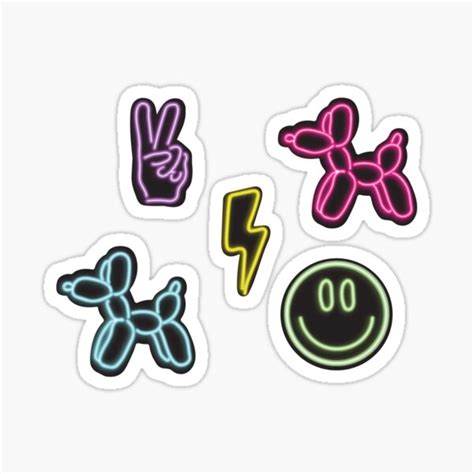 Neon Sign Stickers Redbubble
