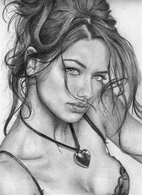 Beautiful Lady Pencil Sketch ~ Beautiful Pencil Drawings Of Women 54 Pics Bodegawasues