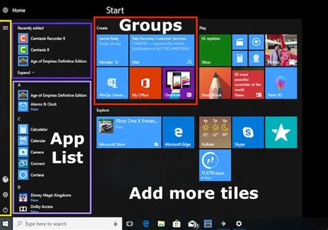 Taskbar Menu Windows 10