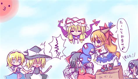 Hakurei Reimu Kirisame Marisa Alice Margatroid Yakumo Yukari