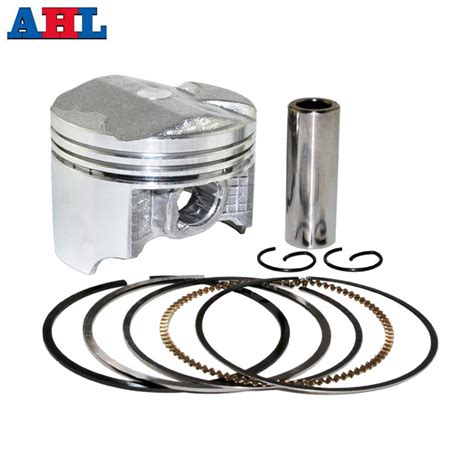 Motorcycle Engine Parts Std Cylinder Bore Size 55mm Pistons And Rings Kit