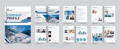 Premium Vector Pages Company Profile Brochure Template Layout Design