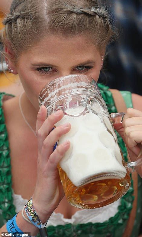 Oktoberfest Takes Off In Germany With Thousands Cramming Into The