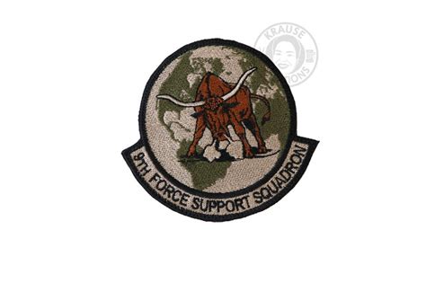9 Fss Patch 9 Force Support Squadron Beale Air Force Base Etsy