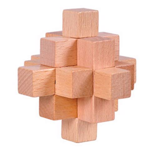 Classic Iq Brain Teaser 3d Wooden Puzzles Wooden Puzzles Brain