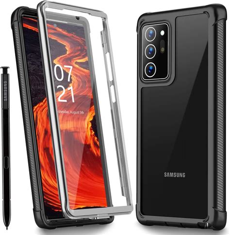 oterkin samsung galaxy note 20 ultra case note 20 ultra 5g case with built in screen protector