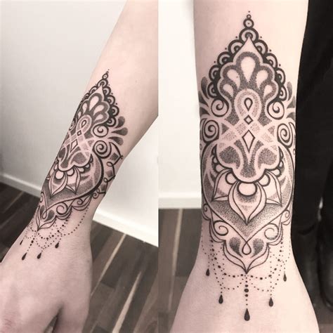 Mandala Wrist Tattoo Drawing Draw Bhj