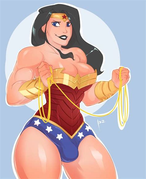 Shemale Wonder Woman Pin Up Tn Futanari Obsession