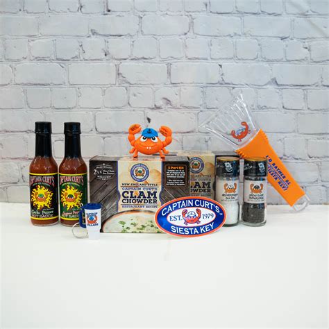 Captain Curts T Basket With Salt Pepper And Hot Sauce Tiki Trading