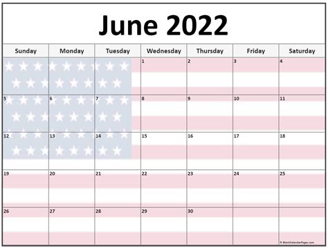 2022 Calendar For June Best Calendar Example