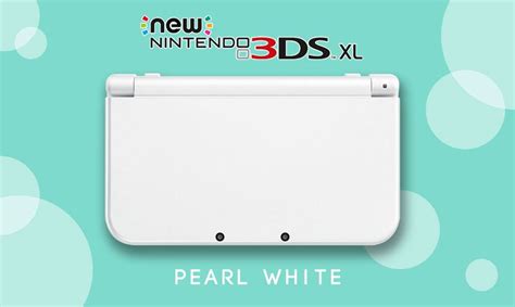 Pearl White New Nintendo 3ds Xl Us Is Now Available To Pre Order