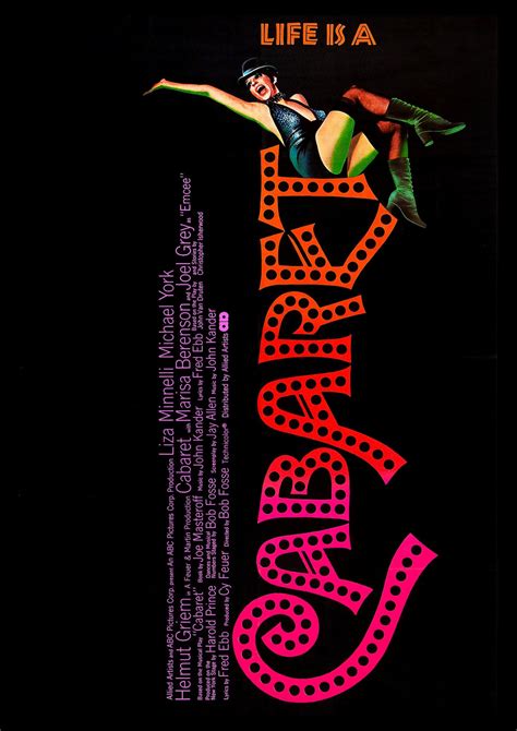 Cabaret Poster 1972 Vintage Cinema Style Movie Poster Liza Minnelli Etsy Uk