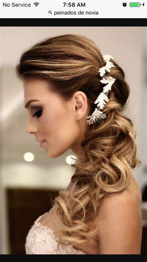 Pin By Laura Torres On Boda Side Ponytail Wedding Hairstyles Hairdo