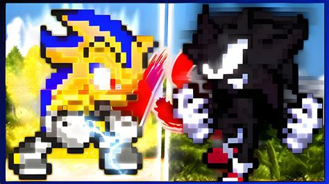 New Dark Sonic Vs Super Seelkadoom Sprite Animation Repost Youtube