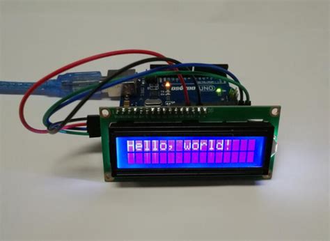 Arduino Lesson I2c Lcd1602 Display