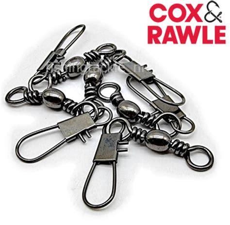 Cox And Rawle Brass Interlock Snap Swivels Fishing Swivel Terminal Tackle