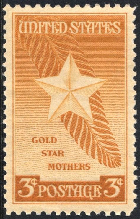 Sc969 3¢ Gold Star Mothers Single 1948 Mnh United States General