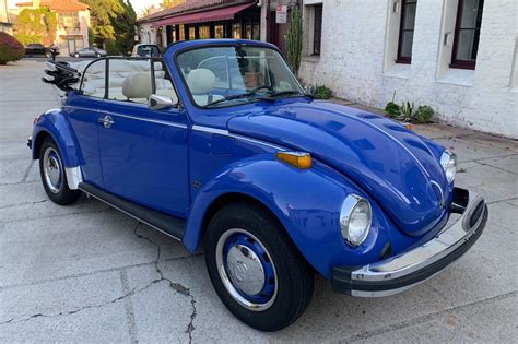 1977 Volkswagen Super Beetle Convertible For Sale On Bat Auctions