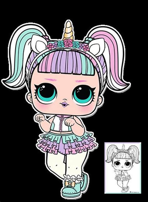 Kids Girls Lol Lol Doll Surprise Series 3 Unicorn Girl Clay Beaded