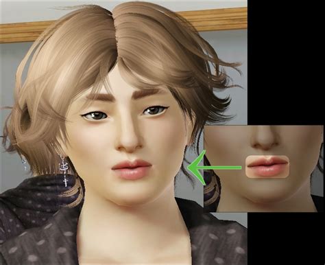 Pouty Lip Slider Sims 4 The Sims 4 Skin Sims 4 Cc Eye