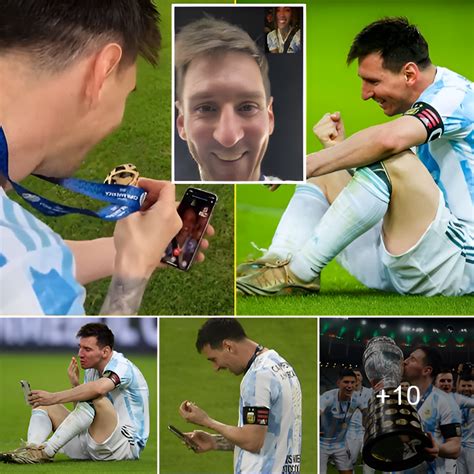 messi happily called to show off his wife after helping argentina win the copa america tintuc4
