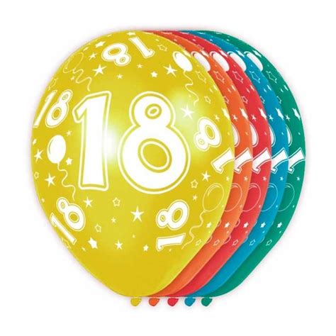 Je hebt nog maar 2 jaar als tiener, daarna ben je officieel oud! 18 Jaar Verjaardag Ballonnen (5st) | Verjaardag ballonnen ...
