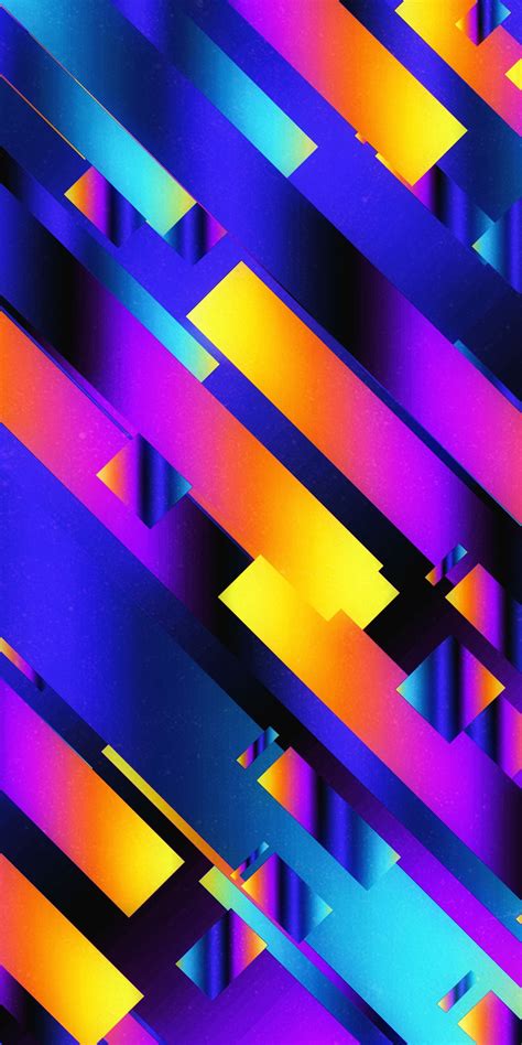 Abstract Neon Pattern Ribbons 1080x2160 Wallpaper Phone Wallpaper