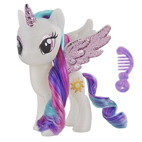 My Little Pony Toy Princess Celestia Sparkling 6 Inch Figure For Kids
