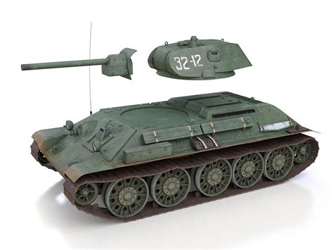 T 34 76 Stz Model 1941 Soviet Medium Tank 32 12 3d Model Cgtrader
