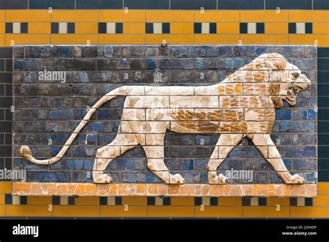 Lion In Relief From The Procession Street In Babylon Nebuchadnezzar