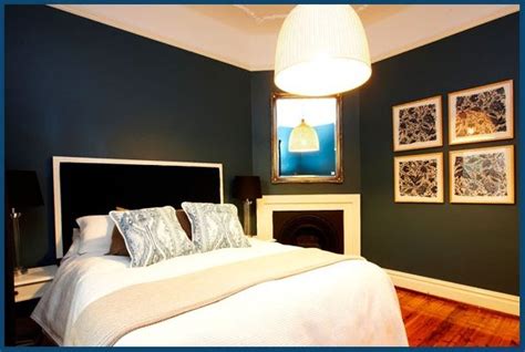 Navy Blue Bedroom Walls Paint Colour Wattyl Midnight Seas Navy